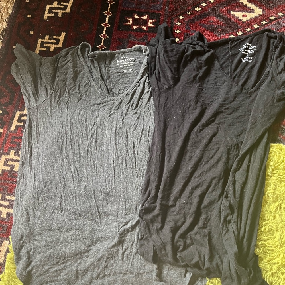 Lot of two torrid super soft Tunic tees size   2